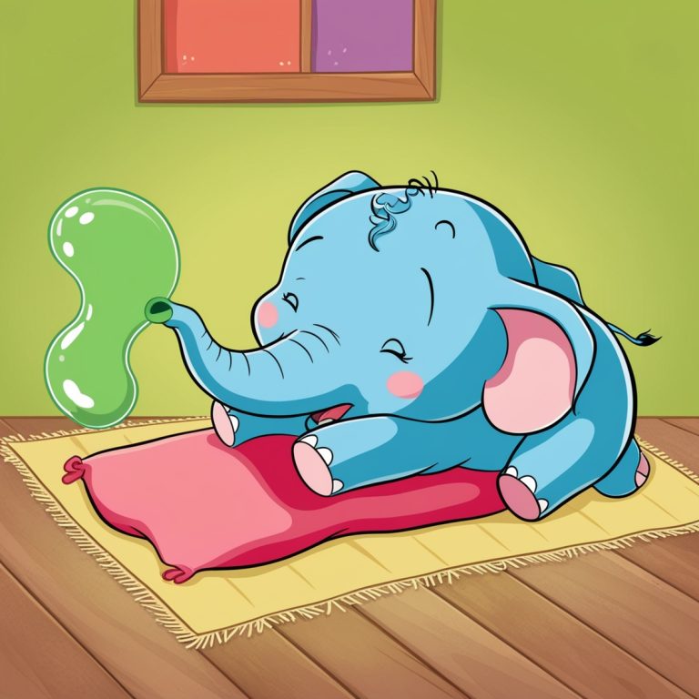 Elphy-hates-blowing-his-trunk-health hygiene moral story