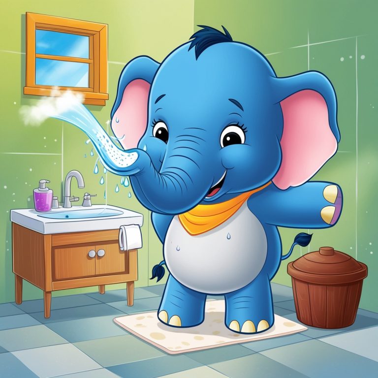 Elphy-hates-blowing-his-trunk-health hygiene moral story