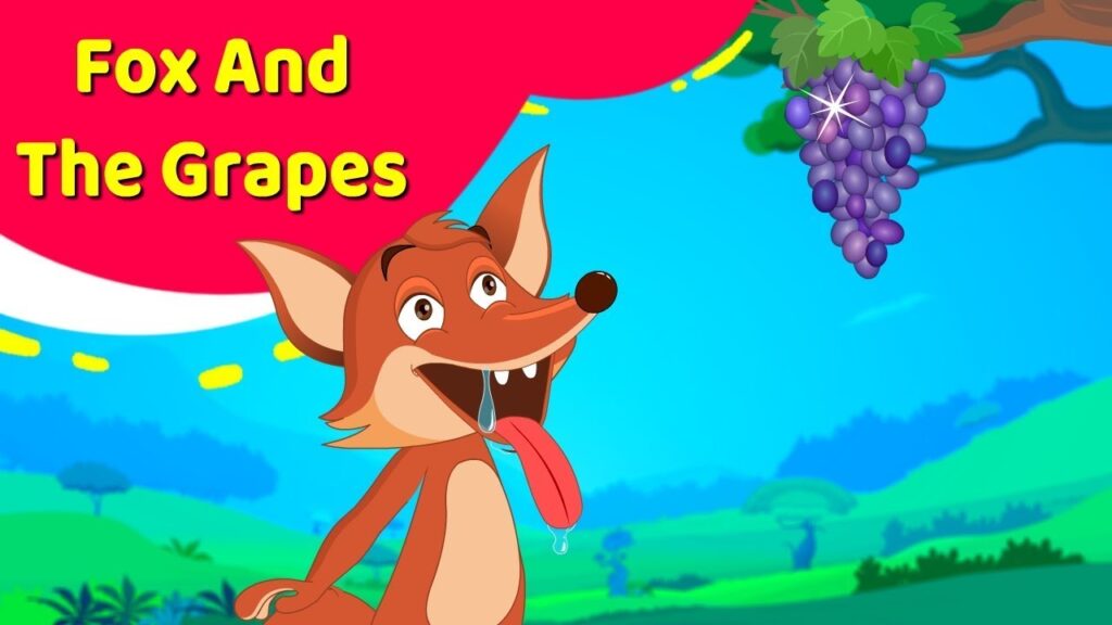 The Fox and the Grapes Moral Story
